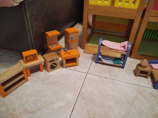 Casa de madera muñecas