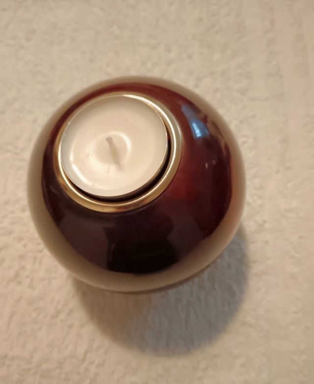 Porta candela sferico Vintage