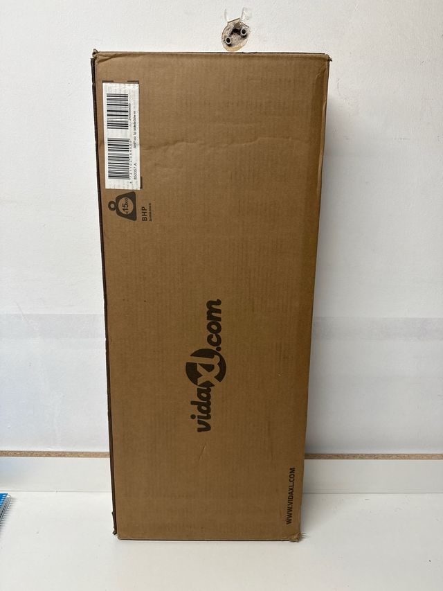 Credenza in cemento grigio 30x30x70 cm Parquet