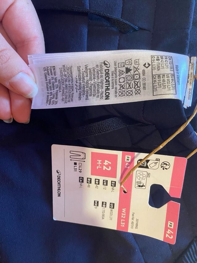 Pantaloni idrorepellenti