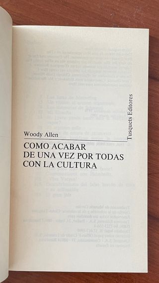Cómo acabar de una vez por todas con la cultura.