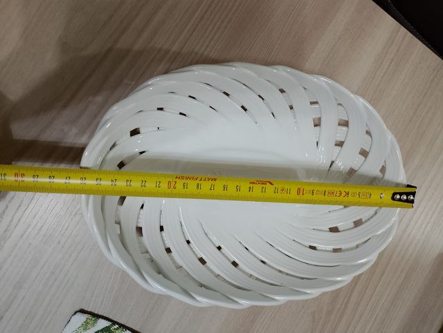 Cesto in ceramica bianca Mulino Bianco