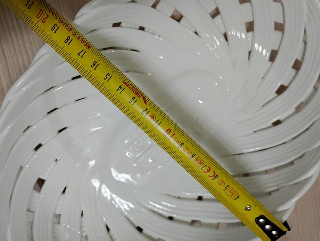 Cesto in ceramica bianca Mulino Bianco