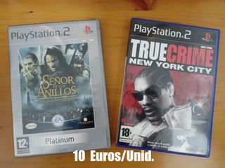 JUEGOS ORIGINALES PS2