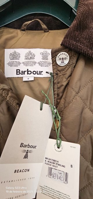 Chaqueta Barbour model Beacon Starlin Jacket