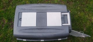 Jaula transporte perro grande. usado una ves