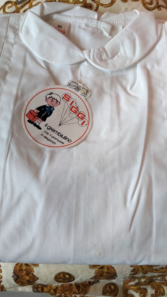 Grembiuli bianchi scuola 