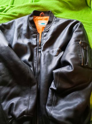 Cazadora tipo bomber vintage talla XL 