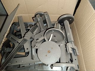 Estantería hierro y cristal