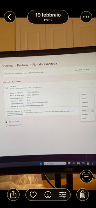 HP Omen  Ordenador y AOC monitor