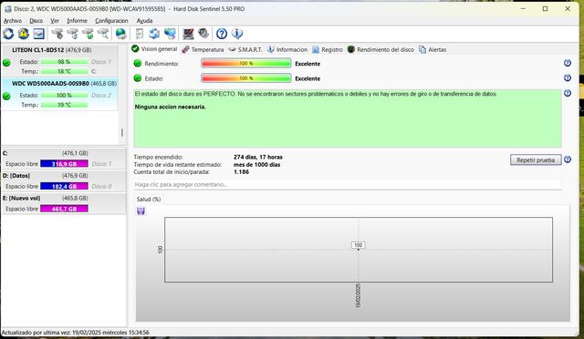Disco duro Western Digital SATA 500GB