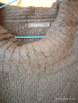 Jersey cuello alto caroll