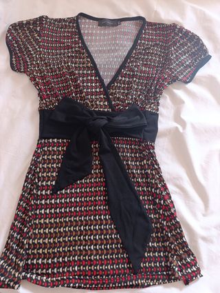 Elegante blusa estampada