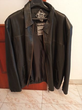 Chaqueta de piel de hombre 