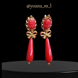 Pendientes de coral