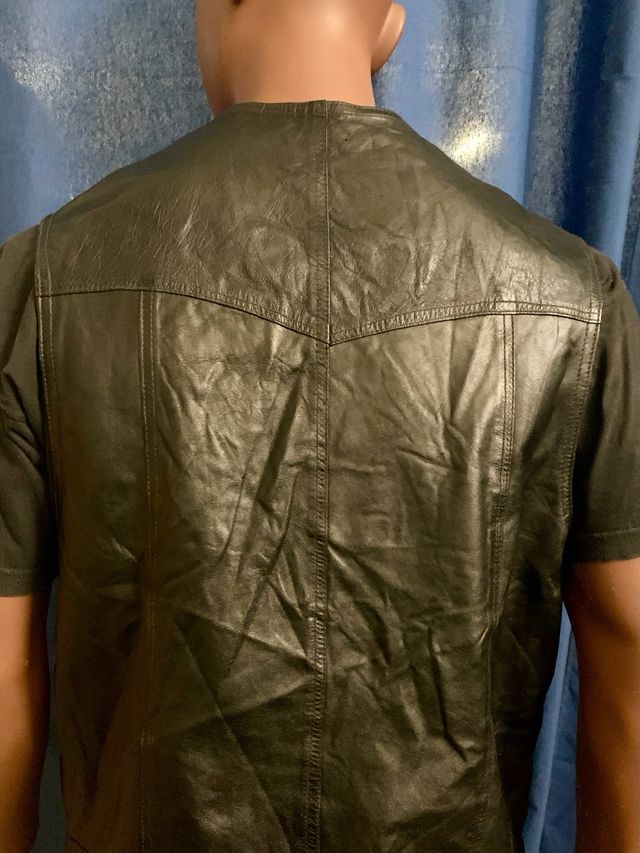 Chaleco motero  Dallas Cuero talla XL