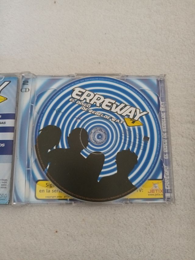 Erreway el disco de rebelde way firmado