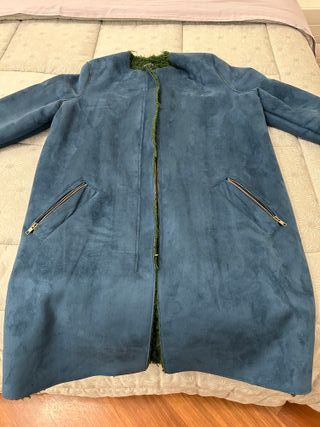 Cappotto in camoscio e trudy