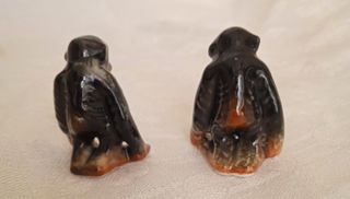 Coppia Statuine Scimmie Vintage 1970