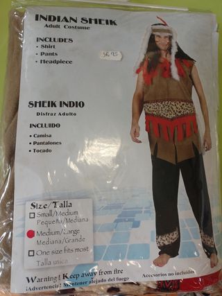 Disfraz indio nuevo
