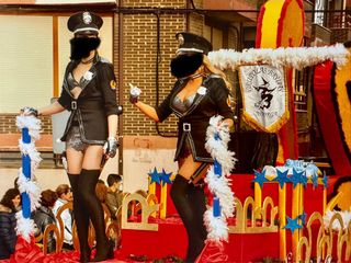 Disfraz carnaval policia