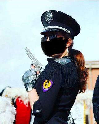 Disfraz carnaval policia