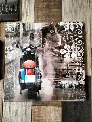 Set di tre stampe su tela nuove