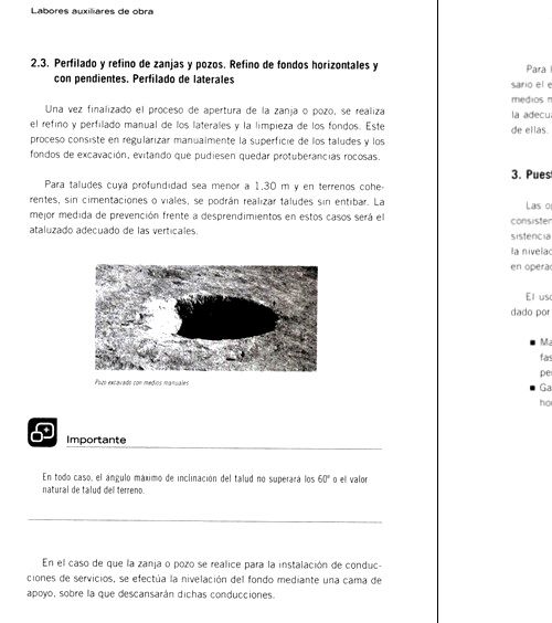 CONSTRUCCION. LABORES AUXILIARES DE OBRA.