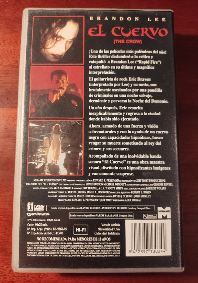 El Cuervo VHS