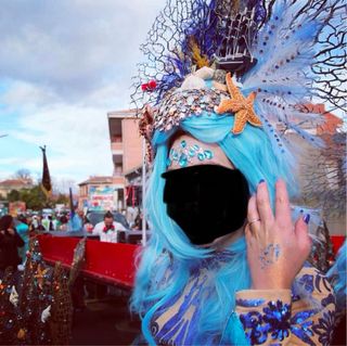 Disfraz carnaval sirena