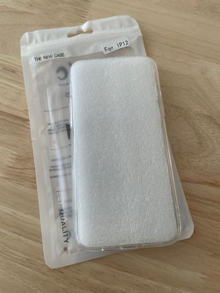 Funda iPhone 12 transparente