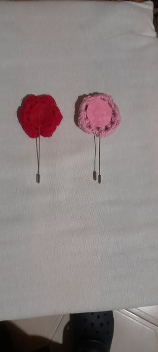 Broche Vintage de ganchillo