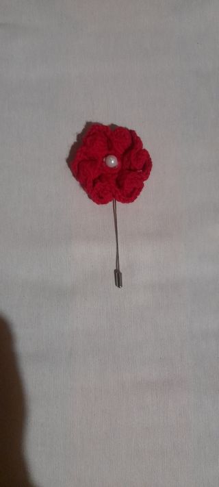 Broche Vintage de ganchillo