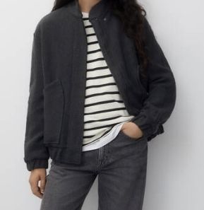Chaqueta bomber oversize de Pull and Bear