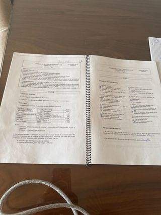 Ejercicios para prueva de acceso universidad