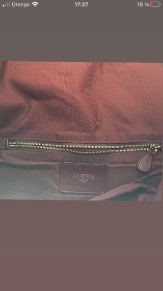 Bolso Loewe original piel negro