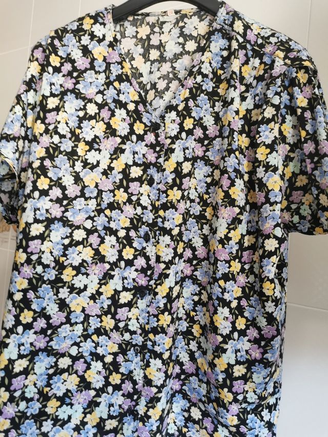 Blusa  estampada T L