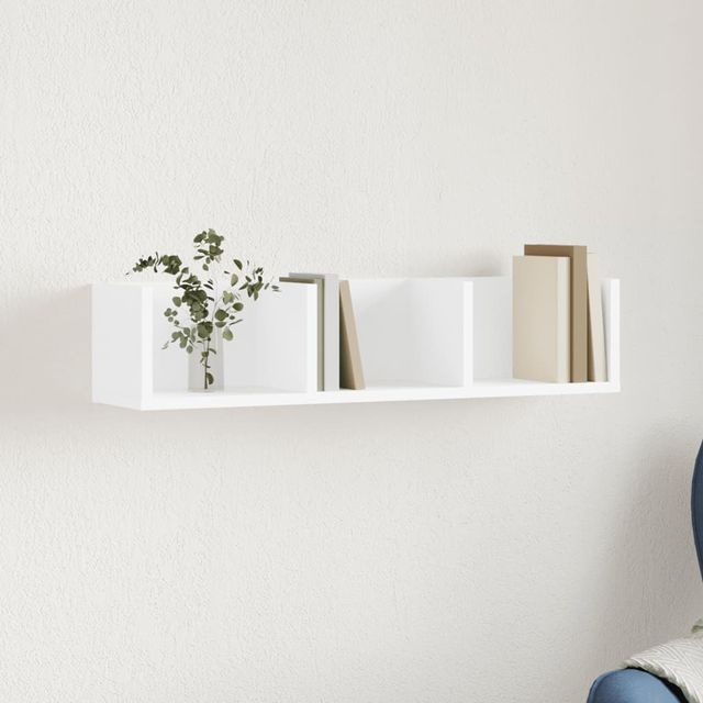 Armadio da parete bianco 75x18x16,5 cm Parquet