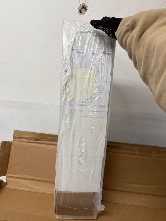 Armadio da parete bianco 75x18x16,5 cm Parquet