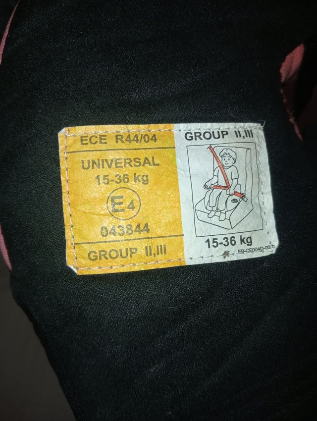 Sella de coche para mañana