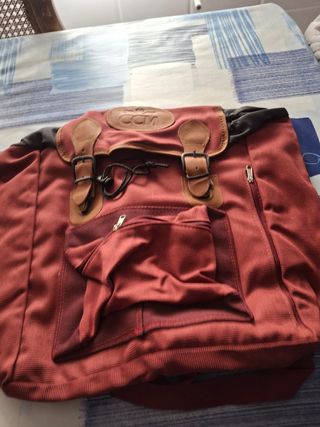 Mochila publicidad CCM burdeos