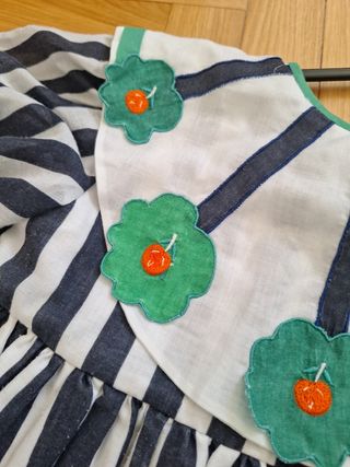 Vintage vestido niña naranjas