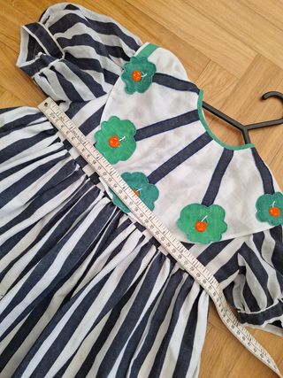 Vintage vestido niña naranjas