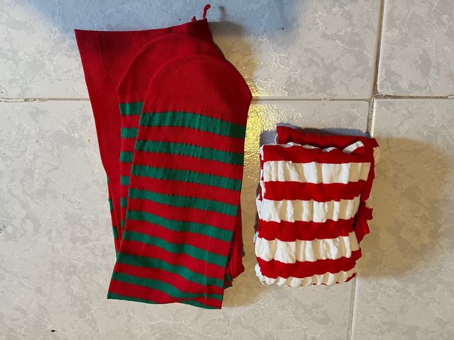 Disfraz tutu medias y peluca