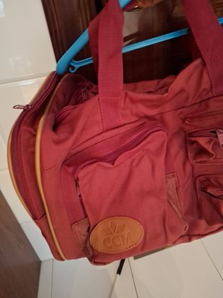 Bolsa grande publicidad CCM burdeos