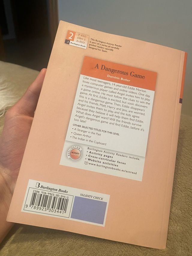 A Dangerous Game 2ºeso. Activity Readers 2019