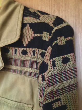 Cazadora verde militar