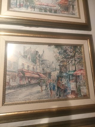 Cuadros , como nuevos, elegantes Parisinos
