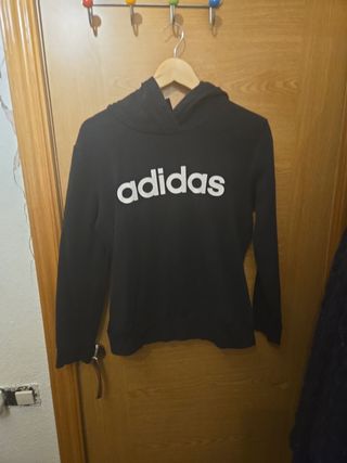 Sudadera negra Adidas chica