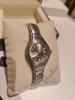 Reloj suizo Edox Acero Inox